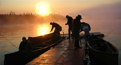 Coucher de soleil / Huard